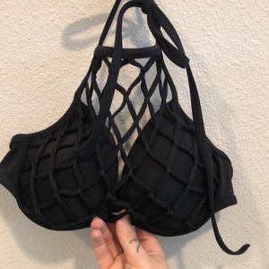 Netted bikini top